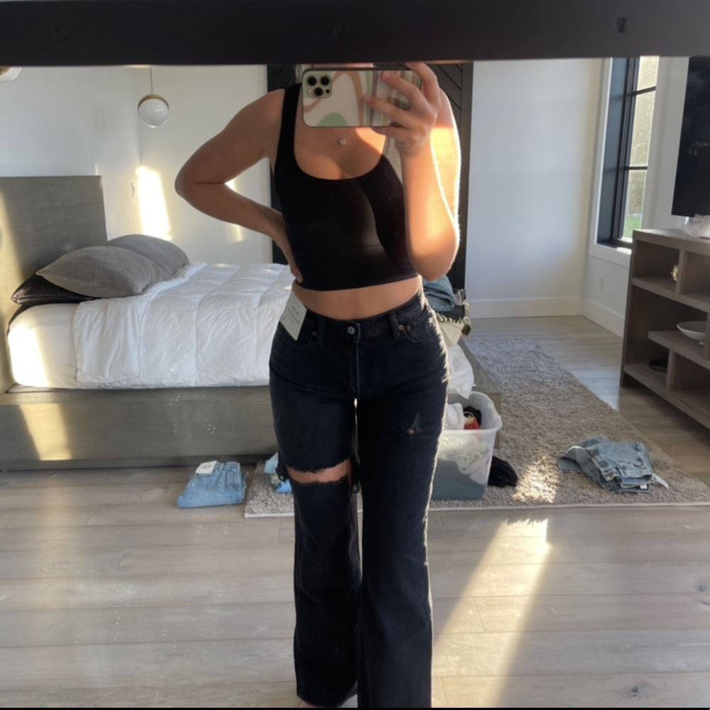 nwt abercrombie & fitch 90’s relaxed high rise jeans